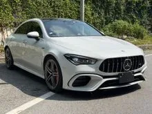 8921KM BURMESTER RECARO SEAT 2023 Mercedes-Benz AMG CLA45 2.0 S 4MATIC+ PANROOF FULL SPEC Coupe