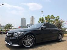 MERCEDES BENZ C300 AMG 2018 BLACK ON BLACK LIKE NEW TDP RINGAN