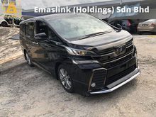 2017 Toyota Vellfire 2.5 Z Golden Eyes MPV PRE CRASH STOP SYSTEM POWER BOOT 360 SURROUND CAMERA PRICE INCLUSIVE SST FREE 2 YEAR WARRANTY
