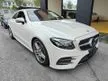 Recon 2018 MERCEDES BENZ E200 AMG LINE COUPE 2.0 TURBOCHARGE FULL SPEC FREE 5 YEAR WARRANTY