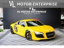 2010 AUDI R8 4.2 V8 FSI QUATTRO 420HP NEW STEERING B&O SOUND SYSTEM CARBON SPOILER FULL TITANIUM EXHAUST