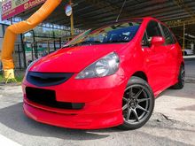ACTUAL 2003/04 Honda JAZZ 1.5 (A) RAYA PROMOSIMUGEN Bodykit, 1 Lady Owner, Accident Free, Hot Chili Red, Sport Rim