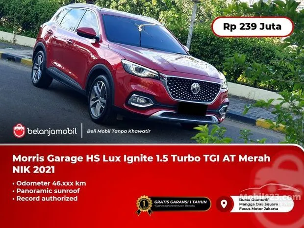 Hs Click Merah MG Hs Bekas Merah di Indonesia Harga Kredit Murah | Mobil123