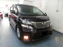 2009 Toyota Vellfire 2.4 Z Platinum MPV HOME THEATER 18 SPEAKERS FREE 6 MONTHS WARRANTY 2 POWER DOORS POWER BOOT SIDE REAR FRONT CAMERAS