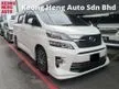 Used 2011/2014 YEAR MADE 2011 Toyota Vellfire 2.4 Z Platinum Gold with Elec & Memory Seat Modeliste Bodykit ((( FREE 2 YEARS WARRANTY ))) - Cars for sale