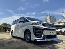 2018 Toyota Vellfire 3.5 Executive Lounge MPV Not ZAG ZG Yes Yes EL