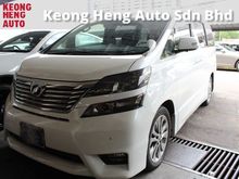 (Ori 2O10/REG 2013) (Done 55K KM Only / Sunroof / DVD Player / Accident Free) (MANY VELLFIRE FOR SALE / CLEAR STOCK!!) Toyota Vellfire 2.4 Z Platinum