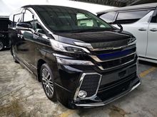 2015 Toyota Vellfire 2.5 ZG,Modellista Bodykit&Exhaust,ZG price from RM240k