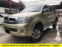 2010 Toyota Hilux 2.5 G SPEC 4x4 FACELIFT LOW MILES TIP TOP NO OFF ROAD CAR ON TOWN USED ONLY
