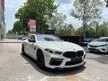 Recon 2019 BMW M8 4.4 Competition Coupe LOW MILEAGE, Good Condition, M Performance Package, Carbon, Carbon Core Package, SurroundCam, Ready Stock