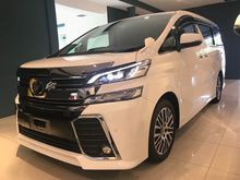 2017 Toyota Vellfire 2.5 MPV pre crash sunroof