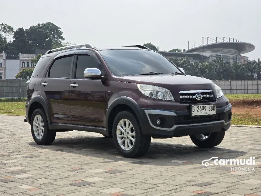 Jual Mobil Daihatsu Terios 2013 TX 1.5 di Banten Automatic SUV Merah Rp 125.000.000