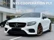 Recon 2020 Mercedes Benz E300 2.0 Turbo Coupe AMG LINE PREMIUM Unregistered Memory Seat Push Start Dual Zone Climate Control Dynamic Select Attention