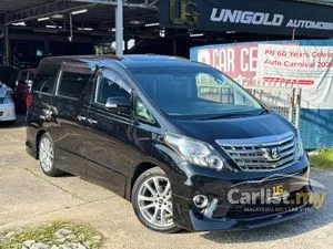2012 Toyota Alphard 2.4 SC JBL - Pilot Seat, Sun Roof & Moon Roof, 2 Power Door, Power Boot, 360 Camera, Leather Seat, Surround Sound System