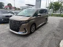 FULL SPEC GRADE A CALL ME NOW 2025 Toyota Alphard 2.5 Z / Sunroof / 4Cam / BSM / DIM / Modellista Bodykit