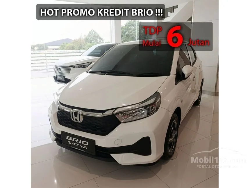 Jual Mobil Honda Brio 2024 E Satya 1.2 di Jawa Barat Automatic Hatchback Putih Rp 154.900.000