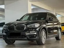 2019 BMW X3 2.0 xDrive30i LUXURY (A) FREE WARRANTY/POWER BOOT/KEYLESS/PUSG START/FULL LEATHER SEAT/REVERSE CAMERA/PADDLE SHIFT/MEMORY SEAT
