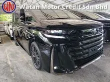 2025 Toyota Vellfire 2.4 Z Premier TURBO UNREG,FULLSPEC,GRADE A,LOW MILEAGE,MOONROOF,SIDE STEP,360 CAMERA,HUD,BSM,DIM,MEMORY SEAT & ETC,FREE WARRANTY