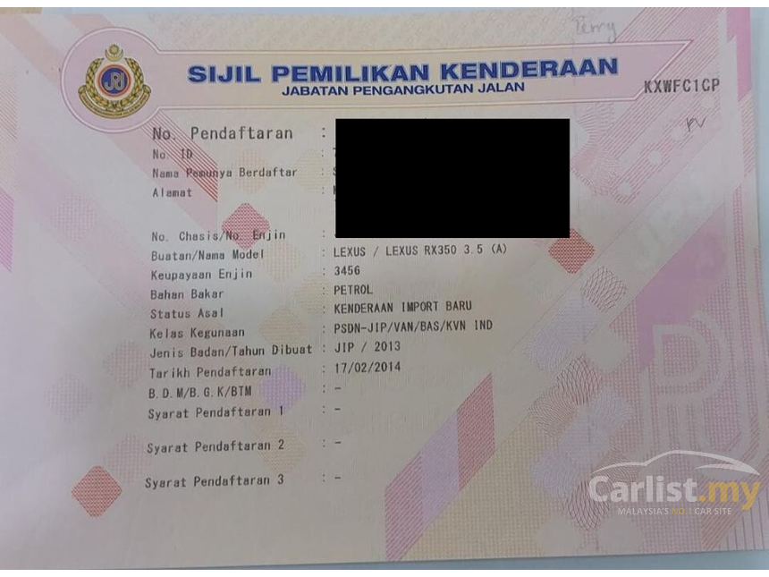 Used 2013 Reg 2014 Lexus RX350 (Lexus Msia Unit)+ FREE 3 YRS WARRANTY+ ...