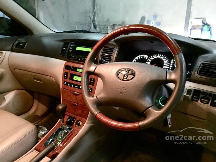 Toyota Corolla Altis 2002 หน้าหมู (ปี 01-07) G 1.8 เกียร์อัตโนมัติ สี ...