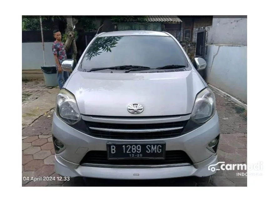 Jual Mobil Toyota Agya 2015 TRD Sportivo 1.0 di DKI Jakarta Automatic Hatchback Silver Rp 95.000.000