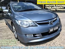 2007 Honda Civic 2.0 S i-VTEC (A) PERFECT CONDITION WITH PADDLE SHIFT LEATHER SEAT