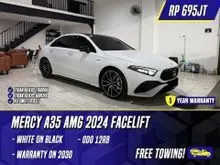 2023 Mercedes-Benz AMG A35 2.0 4MATIC Sedan Facelift White on Black Putih Mercy A 35