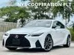 Recon 2021 Lexus IS300 F Sport 2.0 Turbo Sedan Unregistered Full Leather Seat Power Seat Memory Seat Air Cond Seat Auto High Beam Parking Assist Pre Cr