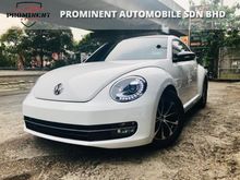 VOLKSWAGEN BEETLE 1.2 TURBO 1 YR WTY 2014,CRYSTAL WHITE IN COLOUR,FULL LEATHER SEATS,SMOOTH ENGINE GEAR BOX,SELDOM USE,ONE DATIN OWNER
