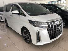 Full spec 2018 Toyota Alphard 2.5 G S C Package MPV