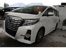 2015 Toyota Alphard 3.5 MPV (A) UNREG