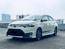 2016 Toyota Vios 1.5 TRD Sportivo Sedan 100K Full Service Record Reverse Cam Leather Seat Ori Paint Monthly 7xx