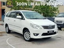 2013 Toyota Innova 2.0 G MPV , ORIGINAL CONDITION , FREE ONE YEAR WARRANTY , NO REPAIR NEEDED