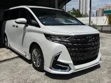 2025 Toyota Alphard 2.5 Z Modelista Tom,s Bodykit Ori Japan Grade 5-A JBL
