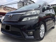 home theater 2008 Toyota Vellfire 2.4 Z MPV 7 seater 2 power door