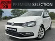Used ORI 2015 Volkswagen Polo 1.6 Comfortline Hatchback (A) BLACK INTERIOR & FULL PREMIUM LEATHER SEAT SMOOTH ENJIN & 6 SPEED TRANSMISION NEW PAINT 1 OWNER