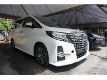 2016 Toyota Alphard 2.5 G S C Package (A) -UNREG-