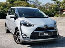 2017 Toyota Sienta 1.5 V ONE OWNER FULL SERVICE RECORD HIGH SPEC G