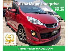 2014 TRUE Perodua Alza 1.5 (A) AV ADVANCE SERVICE RECORD RAYA PROMOTION