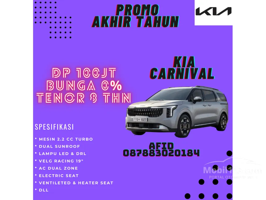Jual Mobil KIA Carnival 2024 CRDi Premiere 2.2 di Jawa Barat Automatic MPV Hitam Rp 1.155.000.000