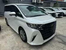 2025 Toyota Alphard 2.5 Z [ FULLY LOADED JBL SOUND SYSTEM / UNIVERSAL SIDE STEP / HUD / DIM / BSM / AUTO ROOF MONITOR / 360 CAMERA [ UNREGISTER ]