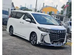 2022 Toyota Alphard 2.5 G SC Package MPV, GRADE 4.5B, ORI 25K KM, ORIGINAL MODELISTA BODYKITS, SUNROOF, DIM, BSM, REVERSE CAMERA, 3 LED HEADLAMP