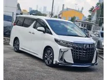 2022 Toyota Alphard 2.5 G SC Package MPV, GRADE 4.5B, ORI 25K KM, ORIGINAL MODELISTA BODYKITS, SUNROOF, DIM, BSM, REVERSE CAMERA, 3 LED HEADLAMP
