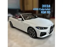 2024 BMW 430i 2.0 M Sport Convertible Cabriolet Facelift White on Red iDrive8 New Model Putih