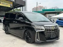 2021 Toyota Alphard 2.5 S Type Gold MPV ROOF MONITOR / GRADE 4.5B / DIM / RAYS SPORT RIMS