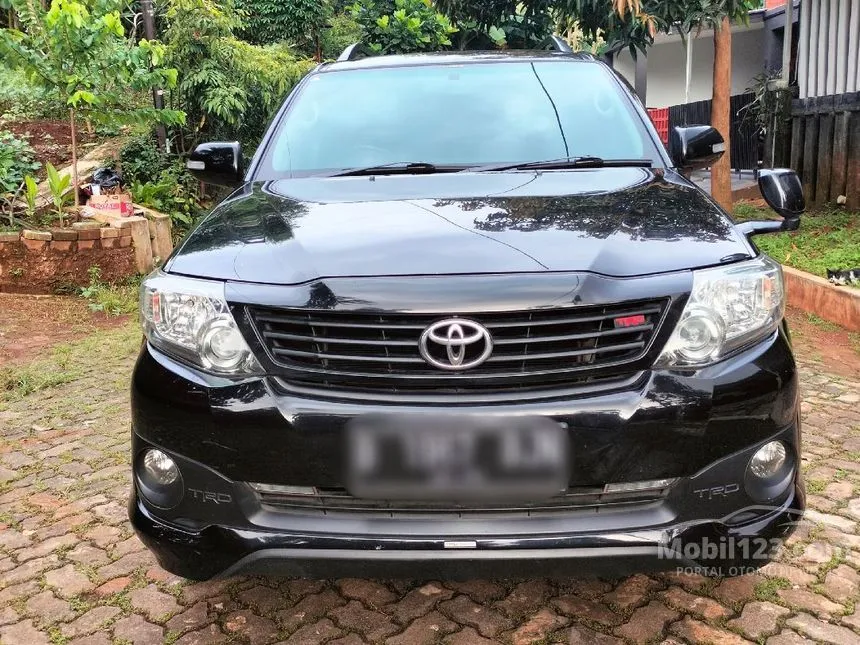 Jual Mobil Toyota Fortuner 2015 TRD G Luxury 2.7 di Jawa Barat Automatic SUV Hitam Rp 267.000.000