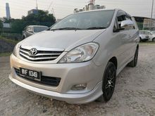 Toyota INNOVA 2.0 (A)G FACELIFT,Leather Seats,Full Service Record TOYOTA