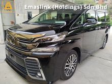 2017 Toyota Vellfire 2.5 ZG PRE CRASH STOP SYSTEM POWER BOOT 360 SURROUND CAMERA FREE 2 YEARS WARRANTY