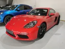 2017 Porsche 718 Cayman Unreg - Sport Seat Plus/ Sport Exhaust In Black/ BOSE