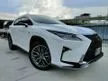 Recon 2018 Lexus RX300 2.0 F Sport 3LED PCS LKA BSM HUD Red Leather Power Boot JP Unregister - Cars for sale